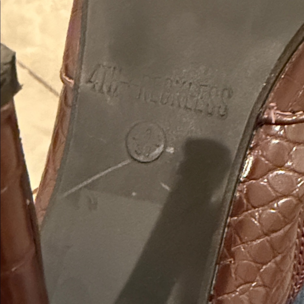 4th and Reckless - Wine/Brown Croc-Embossed Knee-High Boots - Picture 5 of 6